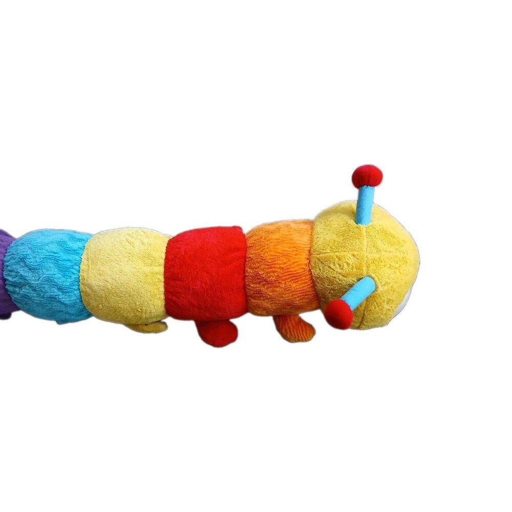 Goffa Caterpillar 8 Feet Long Colorful Great Condition Jumbo Vintage Huge Soft - Picture 4 of 6